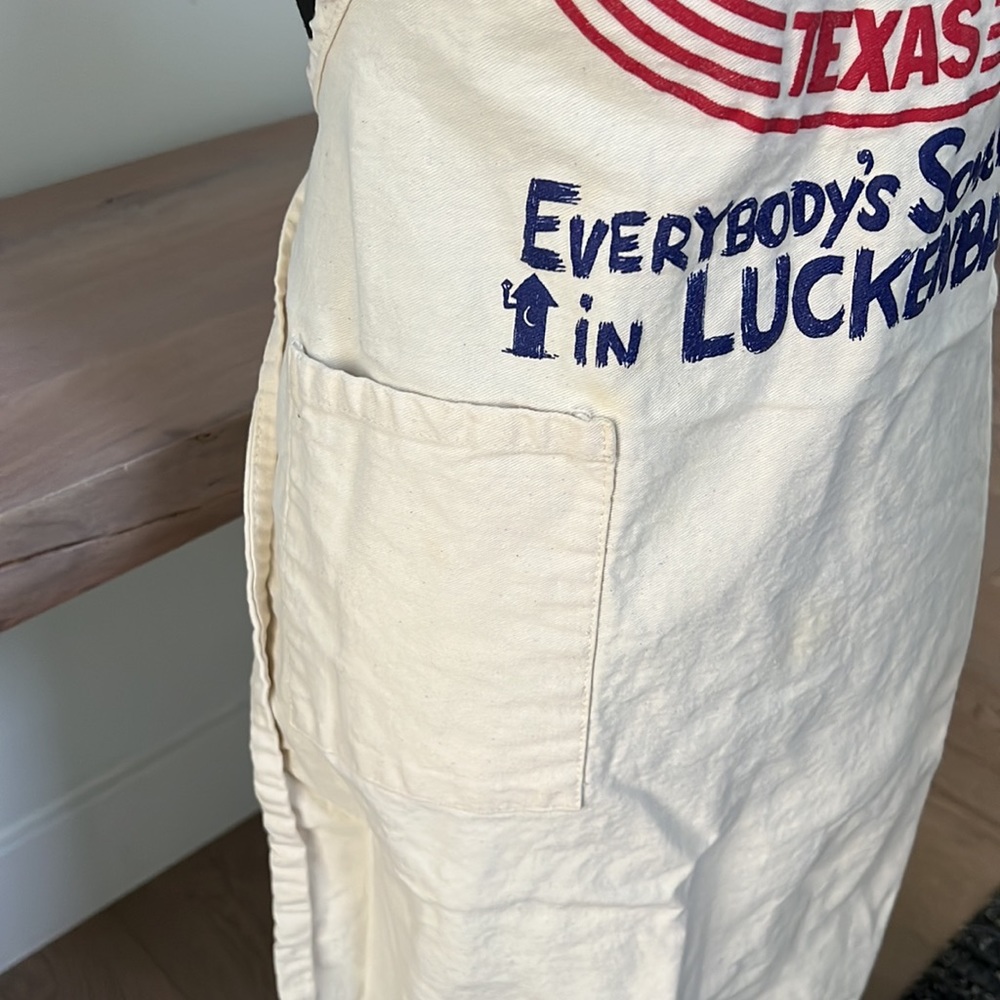 RARE UNICORN Luckenbach apron. EUC - Picture 3 of 7